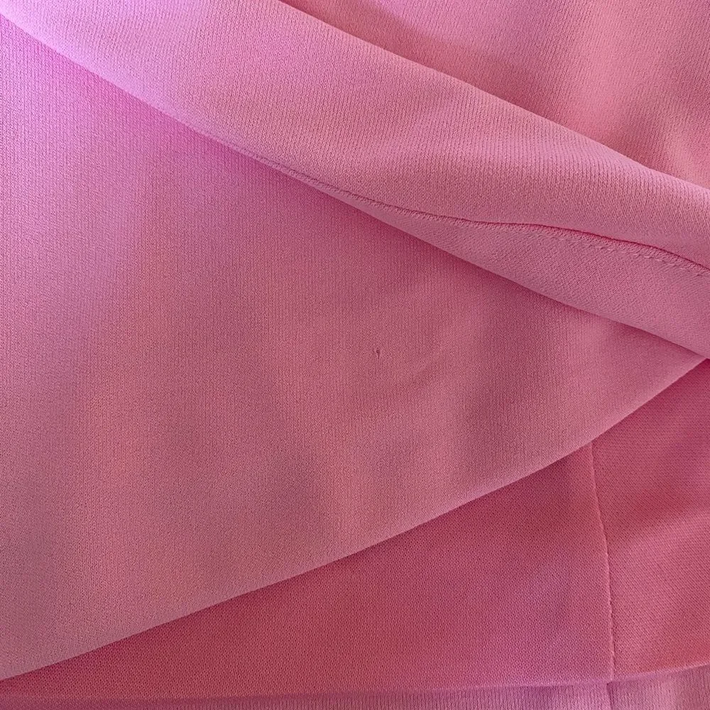 NWT Zara Pink Draped Ruched Mini Skirt Size XS Lined Fairy Feminine Cocktail